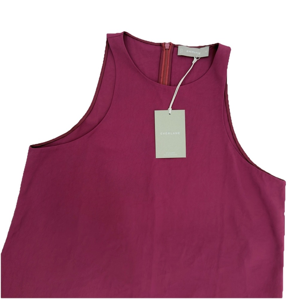 Everlane Japanese GoWeave‎ High-Neck Tank In Purple Women's Size 12 NEW